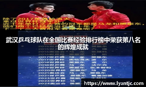 武汉乒乓球队在全国比赛经验排行榜中荣获第八名的辉煌成就